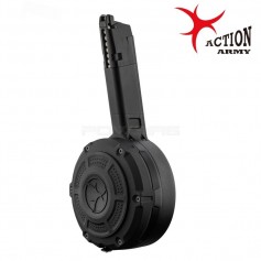 AAC 350rds gas drum Magazine for AAP-01 Assassin GBB Action Army