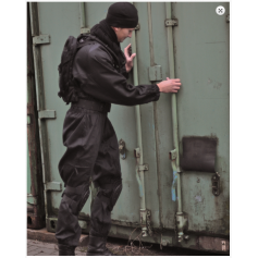 MILTEC BLACK SWAT COVERALL COMPLETO